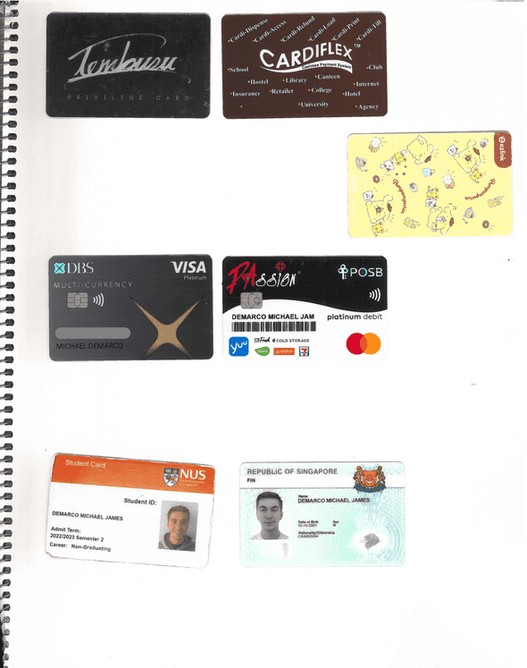 The IDs in question.